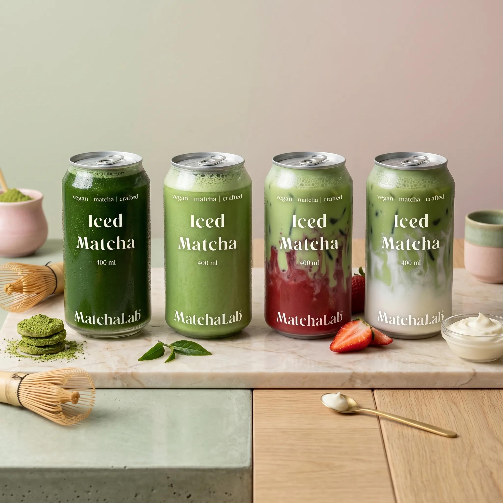 Canned Matcha 4 sabores
